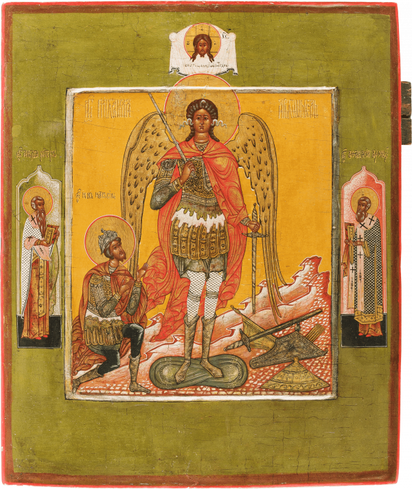 ikona Jozue pred archanjelom Michalom web