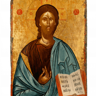 pantocrator grecka ikona Macedonsko 16. stor. 1 2