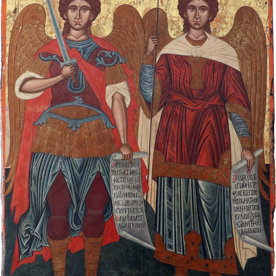 Ikona svaetych archanjelov Michala a Gabriela