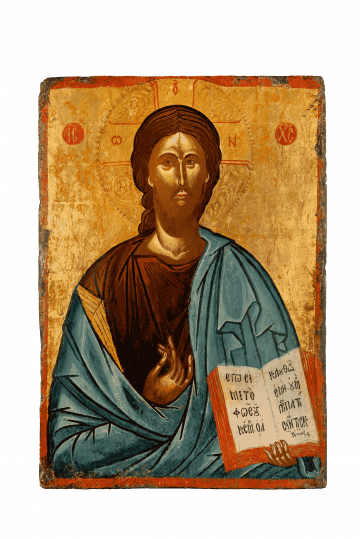 pantocrator grecka ikona Macedonsko 16. stor. w